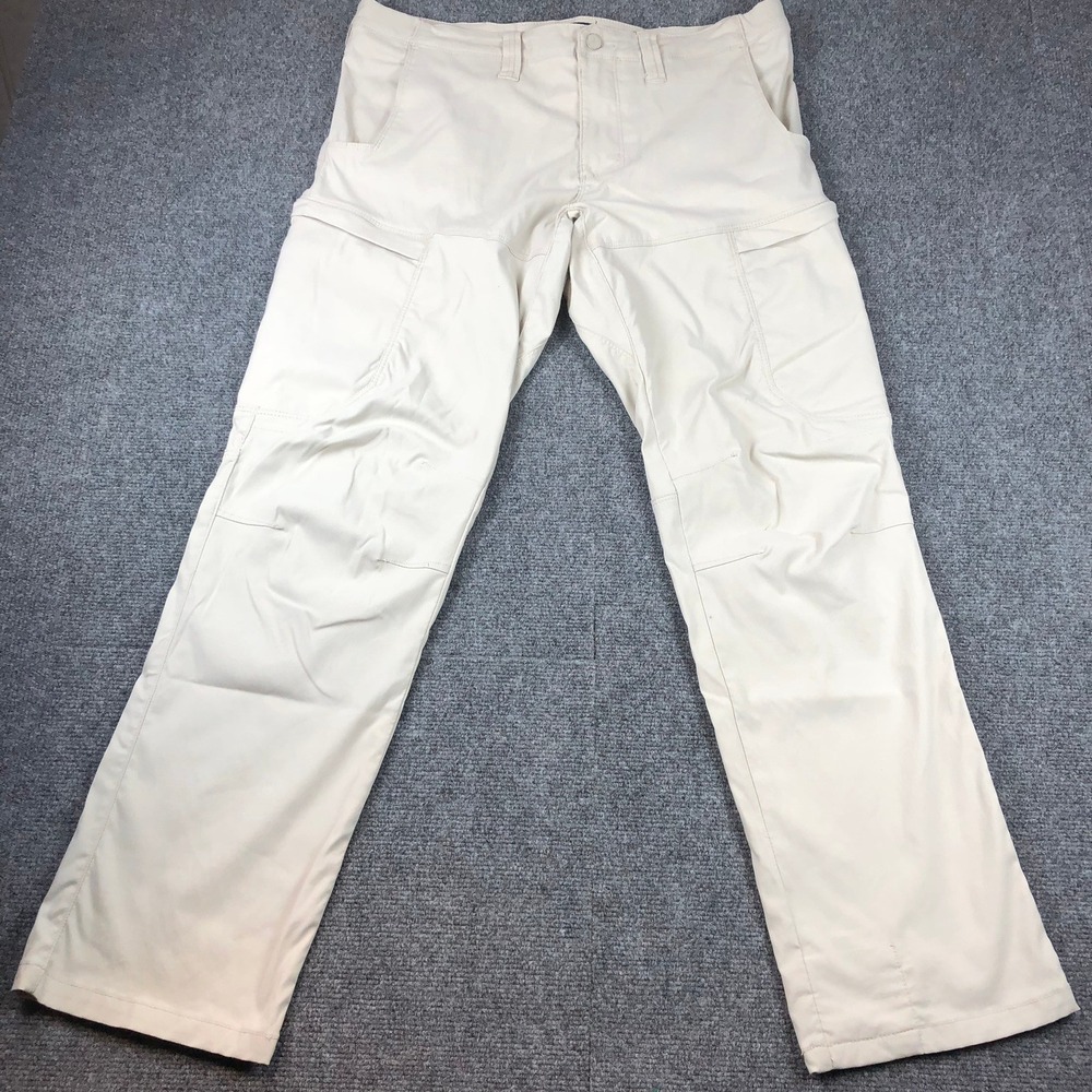 Trybe Tactical Mens Convertible Hiking Pants 38x32 Beige Outdoor Cargo